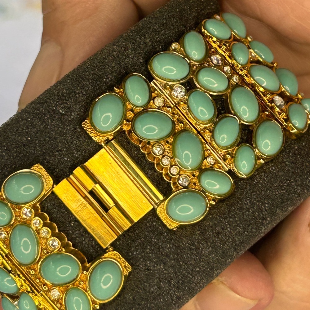 Adrienne Aqua and Gold Bracelet - Picture 5 of 6